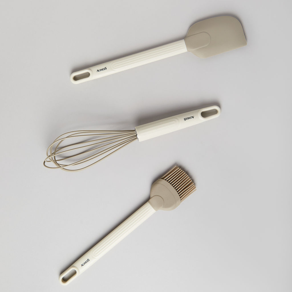 НАБОР: ВЕНЧИК, ЛОПАТКА, КИСТОЧКА AGNESS, 3 ПРЕДМЕТА  фото 8