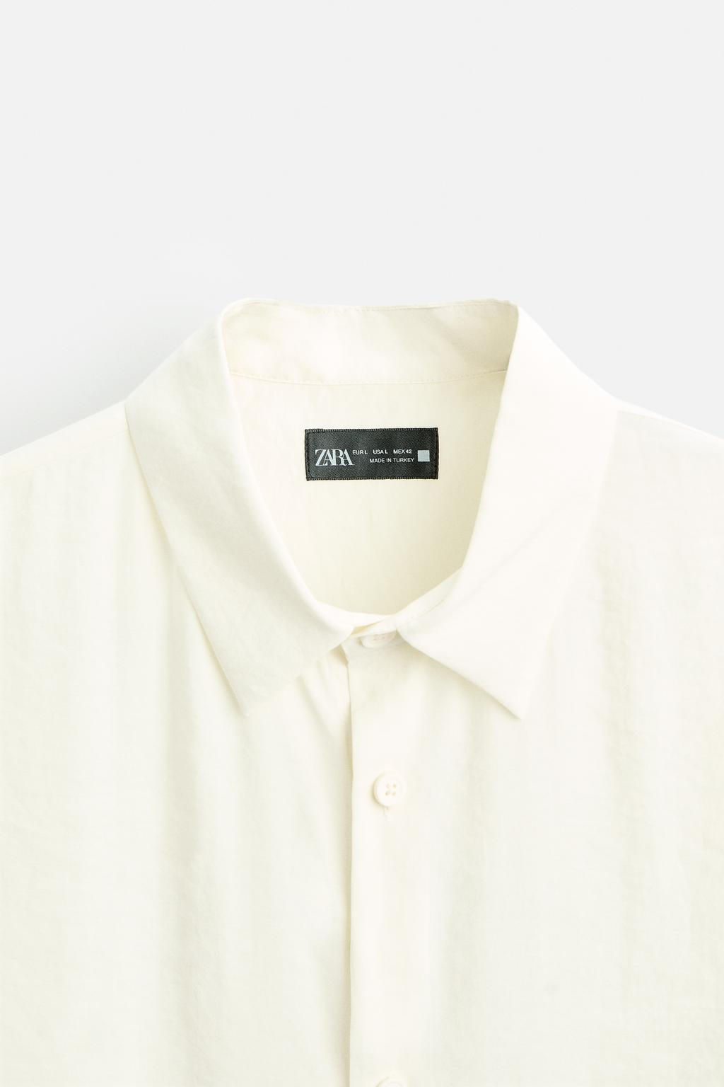 SHIRT WITH SIDE BUTTONS - Zara фото 20
