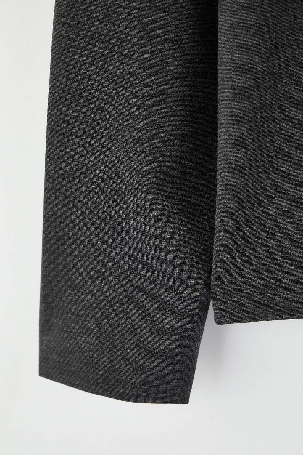 Antrasit Melanj Regular/Normal Kesim Polo Yaka Fermuarl? Kal?n Sweatshirt TMNAW26SW00007 - Trendyolmilla фото 7