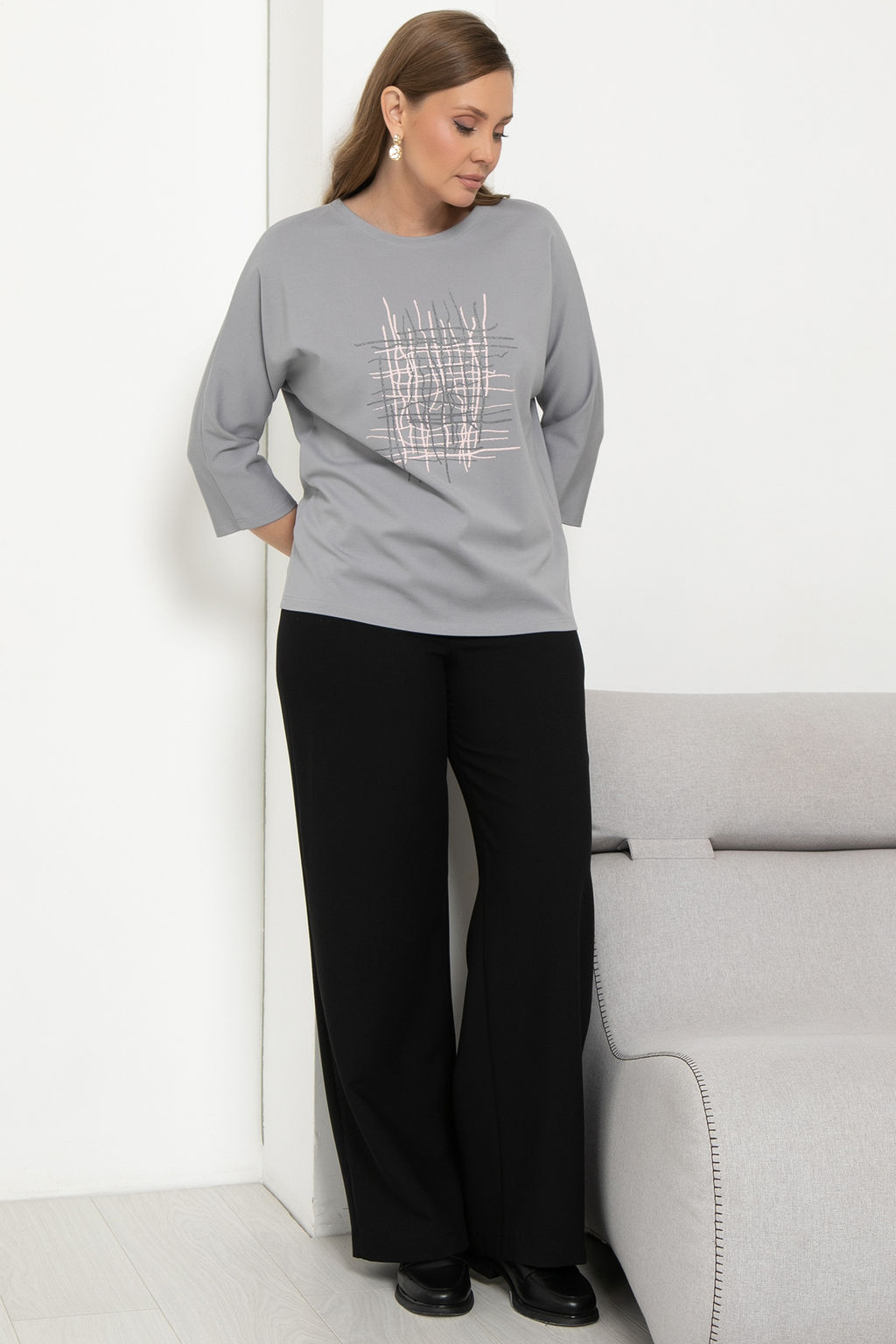 6515 Блуза лонгслив