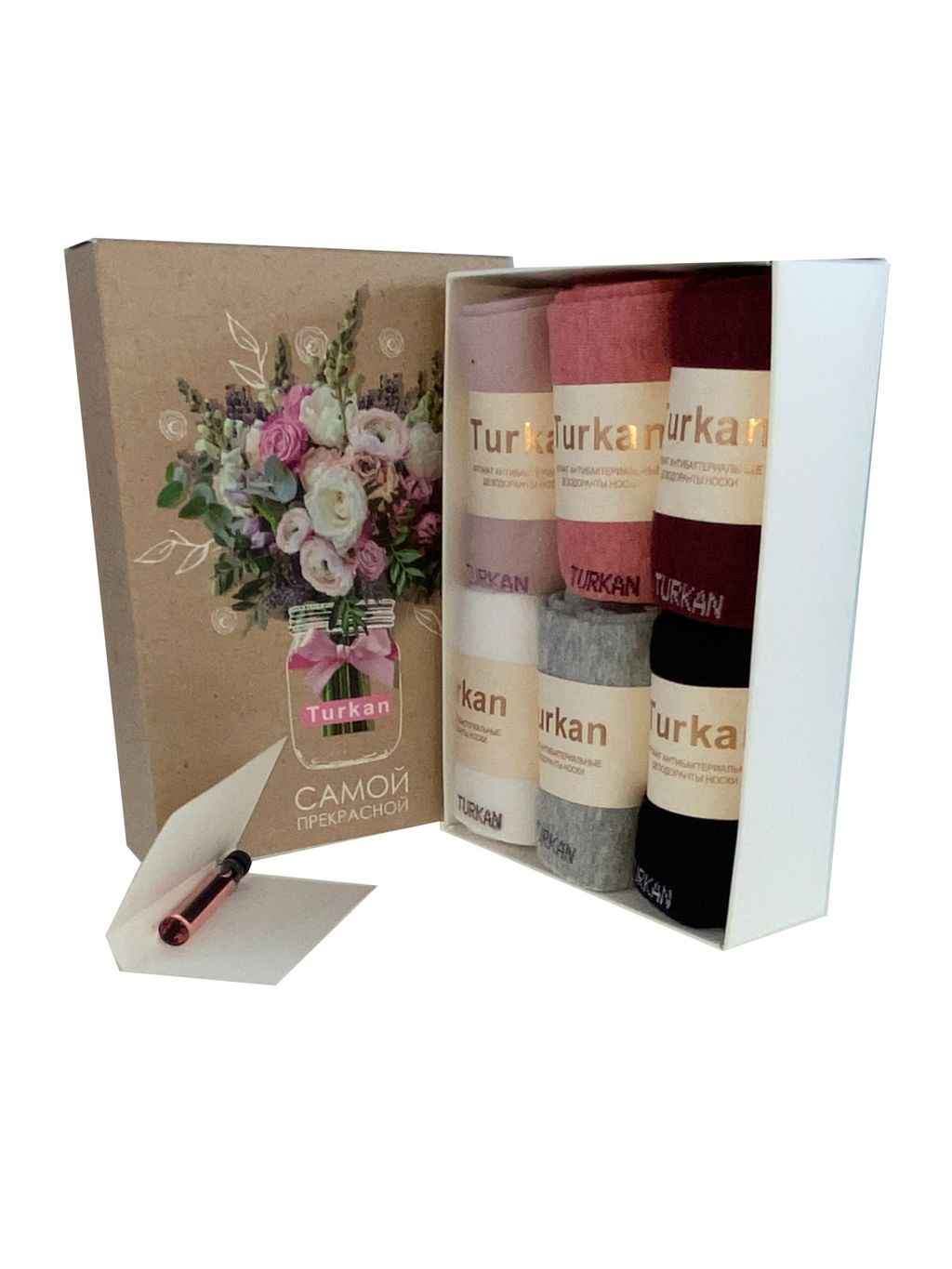 Подарочный набор женских ароматизированных носков с сюрпризом - Greta фото 23