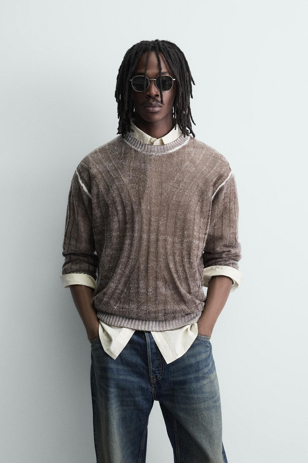ABSTRACT JACQUARD JUMPER - Zara фото 10