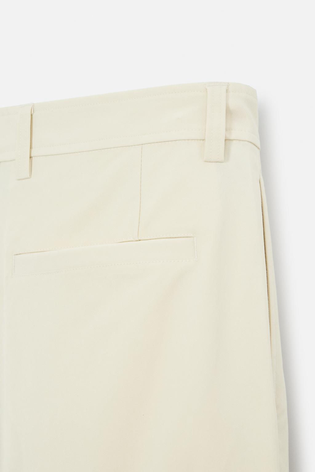VISCOSE BLEND CHINO TROUSERS - Zara фото 9