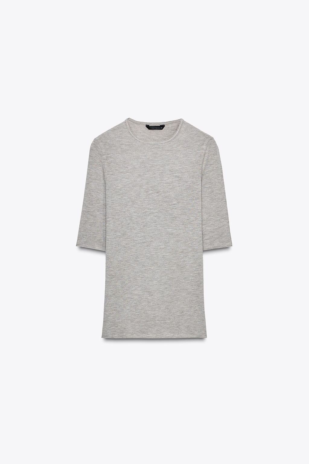 THREE-QUARTER SLEEVE T-SHIRT - Zara фото 5