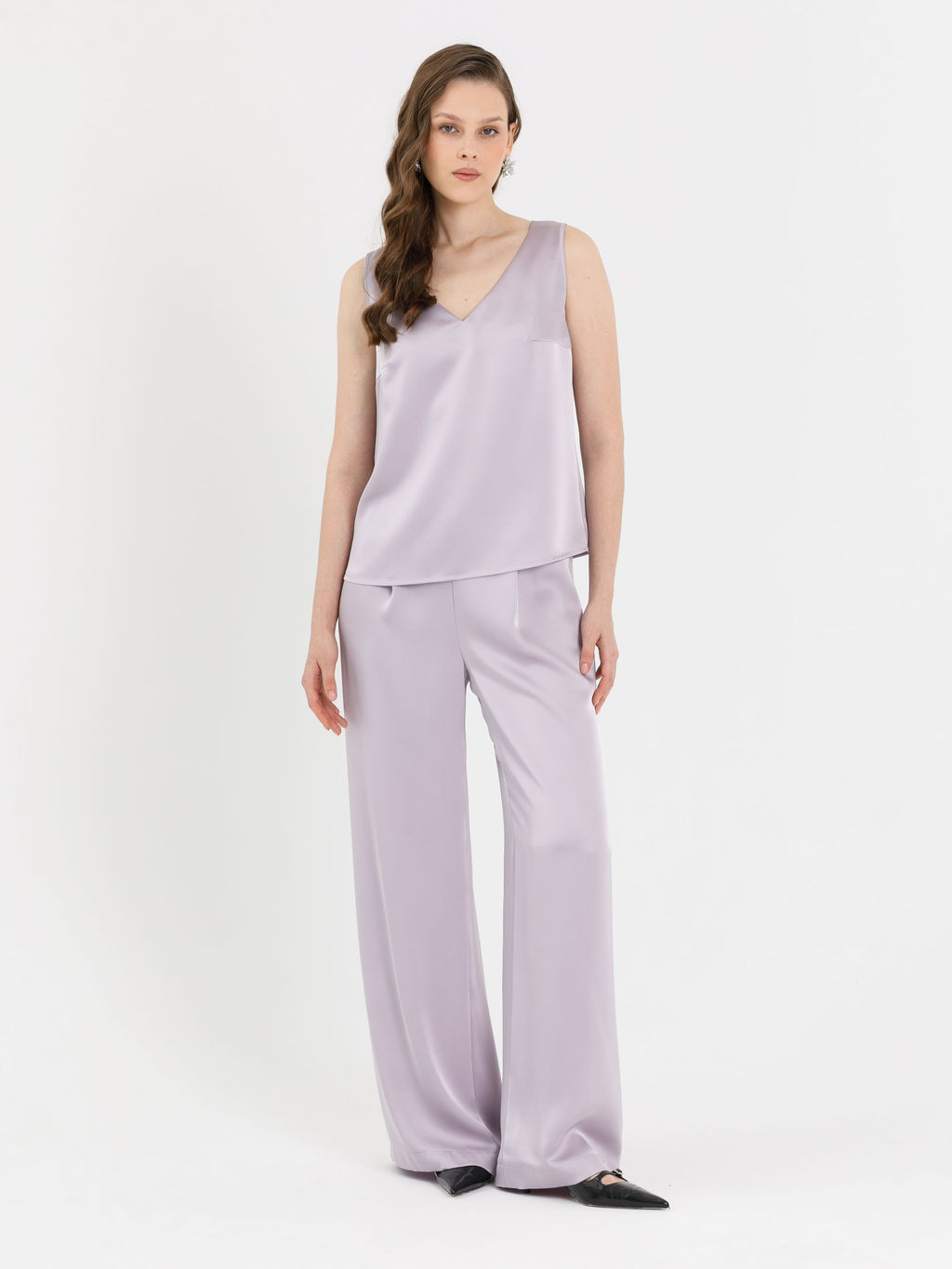 Комплект из топа и блузки Новый год