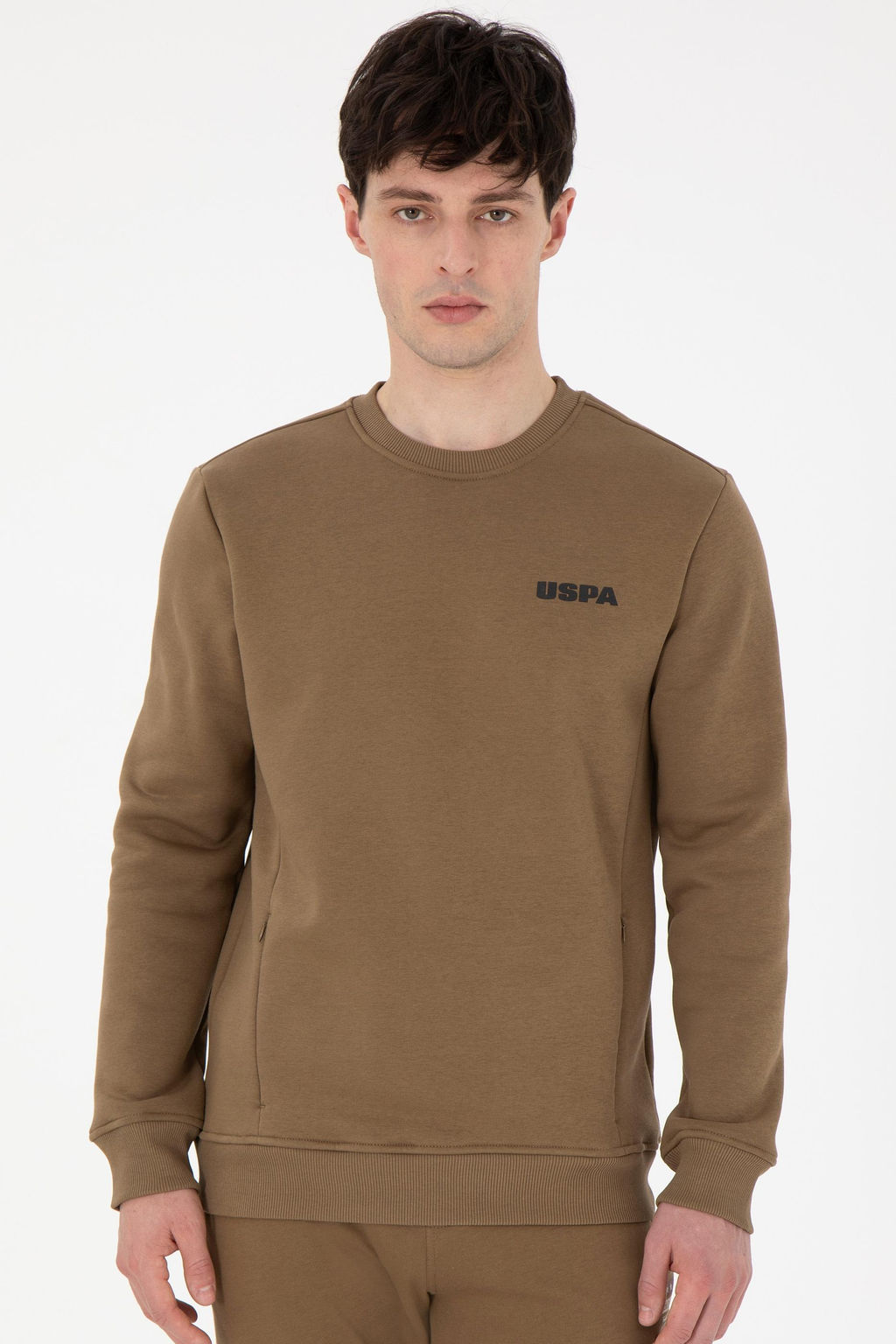 Мужской свитшот цвета хаки Неожиданная скидка в корзине - U.s. polo assn фото 3