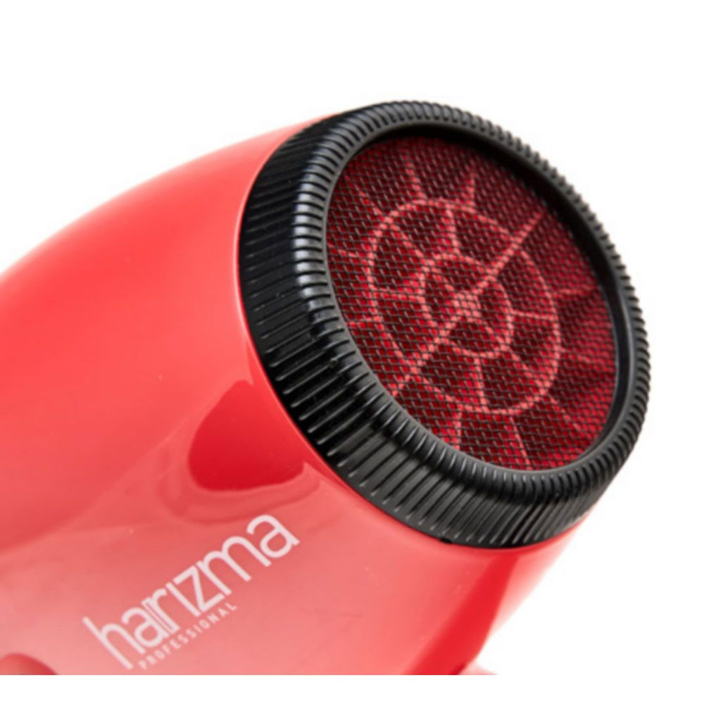 Harizma Профессиональный фен для волос / Venice 10222-03, 2100 Вт, красный  фото 3