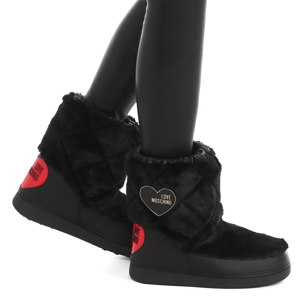 Женские угги LOVE MOSCHINO SKI BOOT Артикул 3600884, черный  фото 2