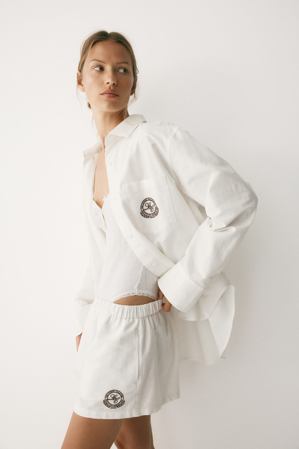 Camisa oversize de algod?n - H&m фото 6
