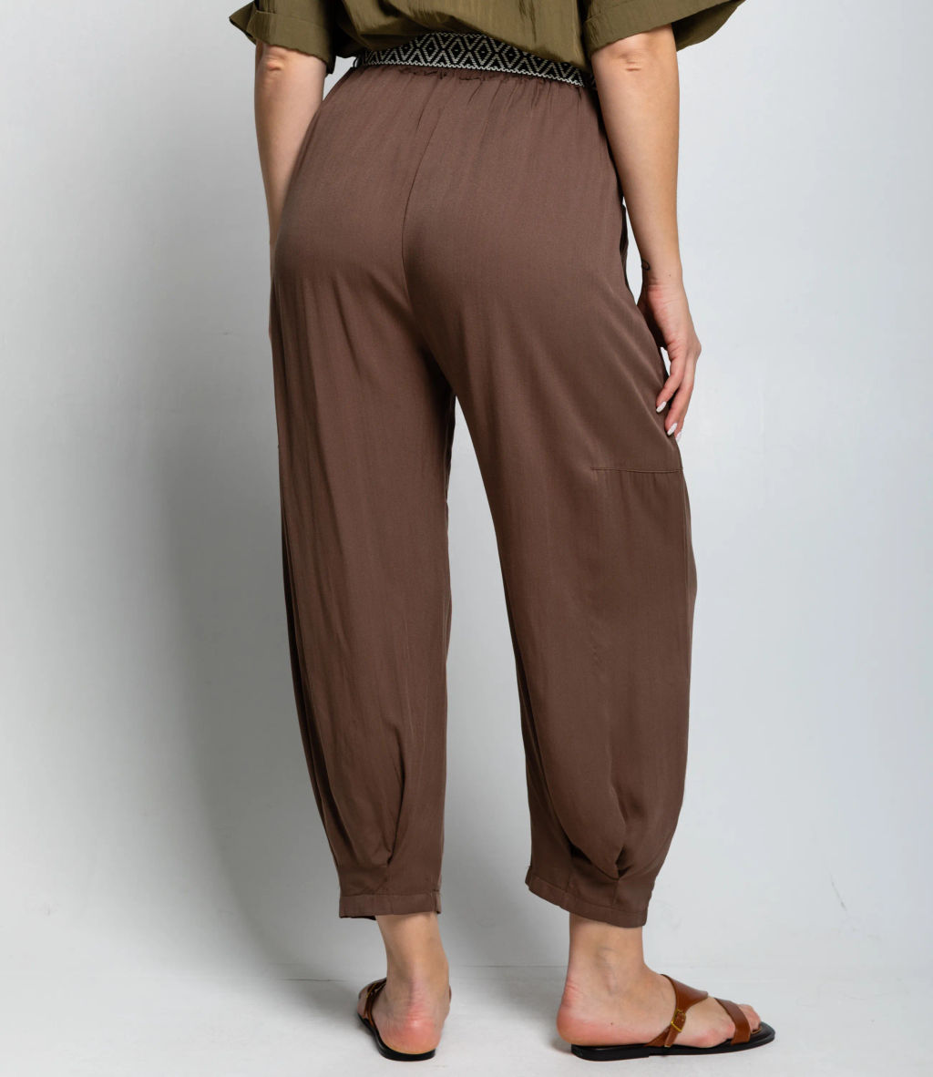 Брюки #ОКТ085008, тёмный хаки - Dommod фото 4