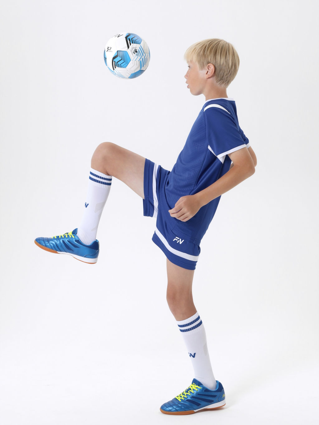 Детская футбольная форма FN Spirit Kid (Blue/White)
