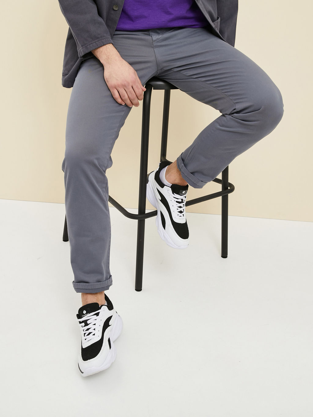 Мужские брюки зауженного кроя - Mossmore фото 13