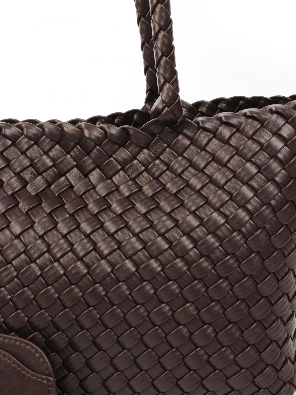 LACCOMA сумка СУ1056-темно-коричневый эко кожа хлопок