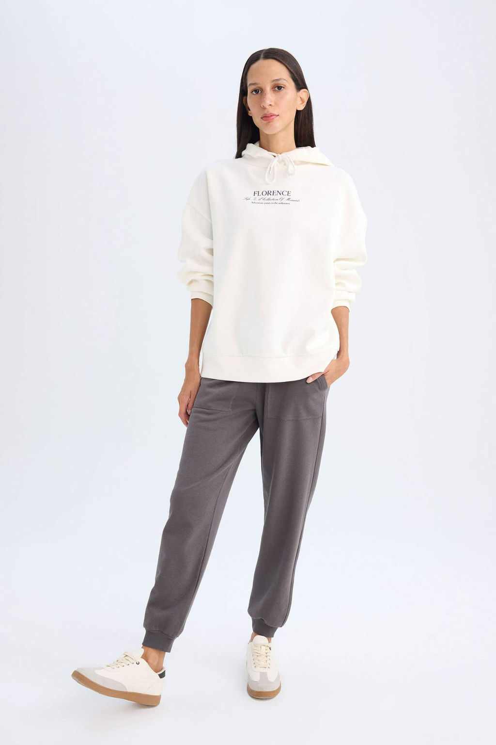 Regular Fit Jogger Esofman Alt? Basic Duz Beli Lastikli Bagc?kl? Cepli - Defacto фото 3