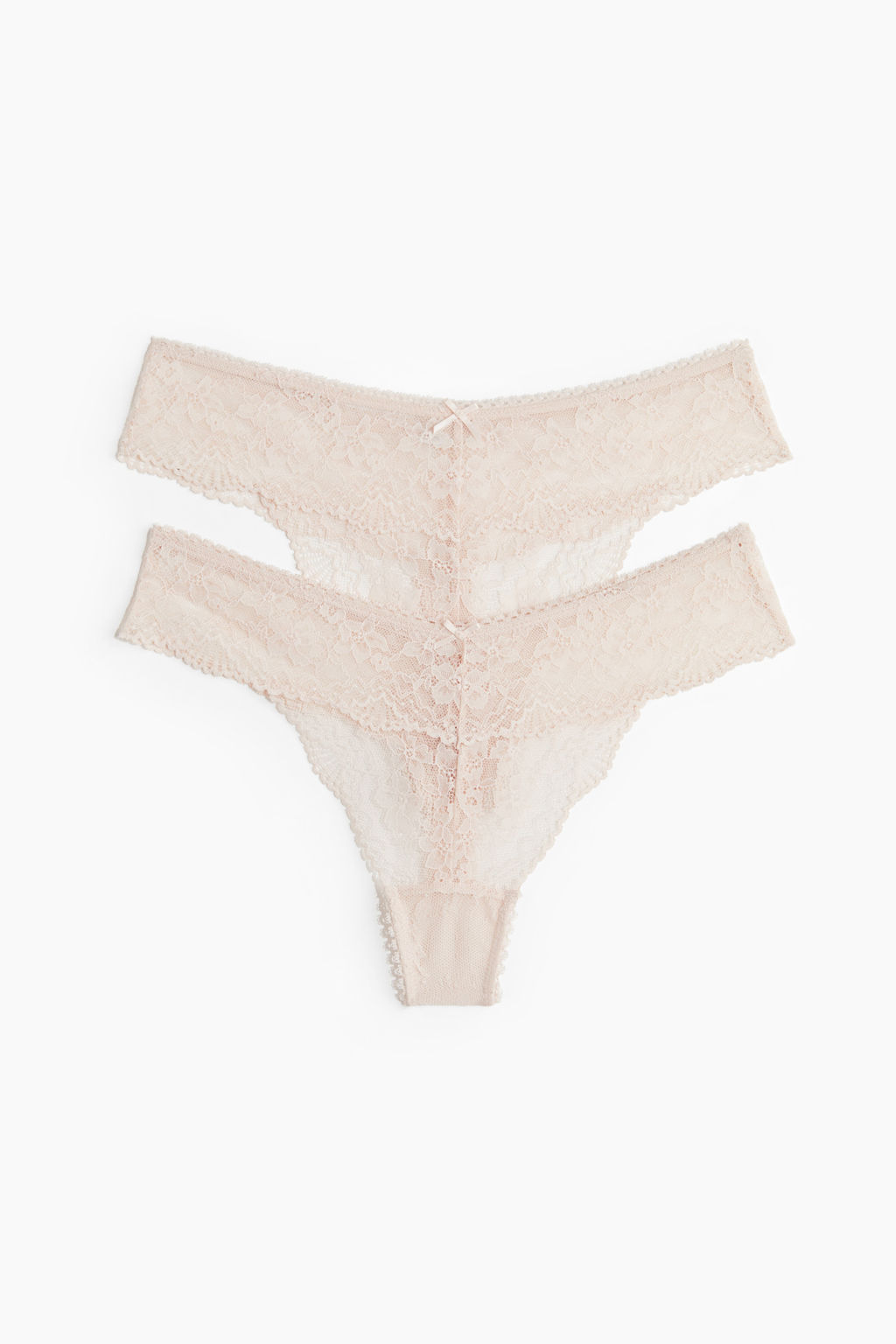 Pack de 2 bragas thong de encaje - H&m фото 4