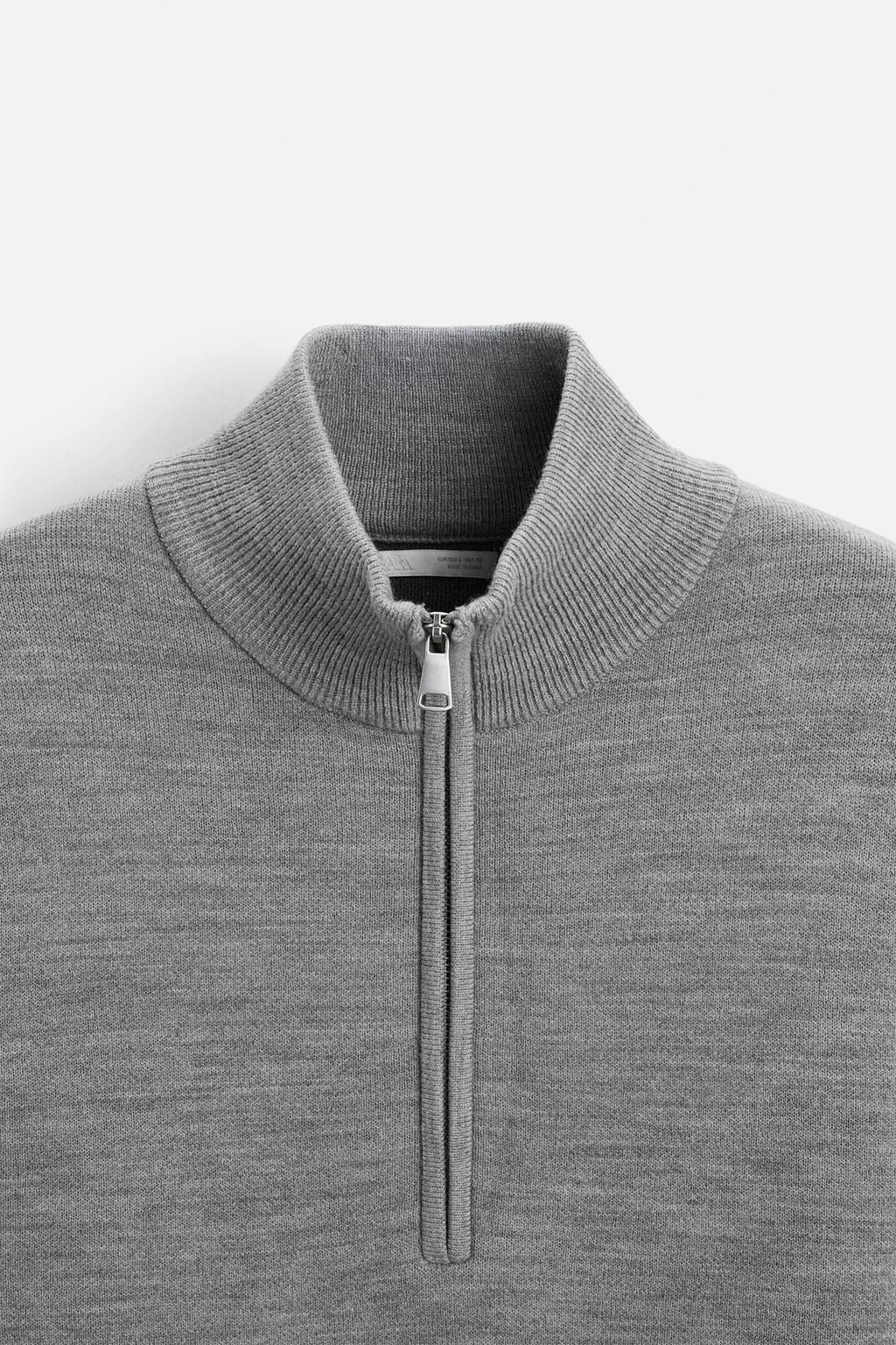 QUARTER ZIP JUMPER - Zara фото 25