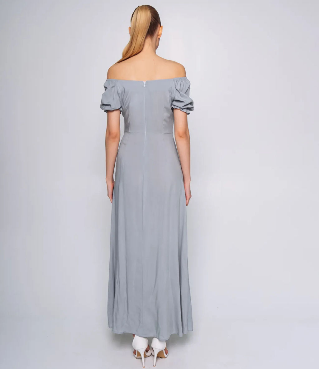 Платье #ОКТ035002, ментоловый