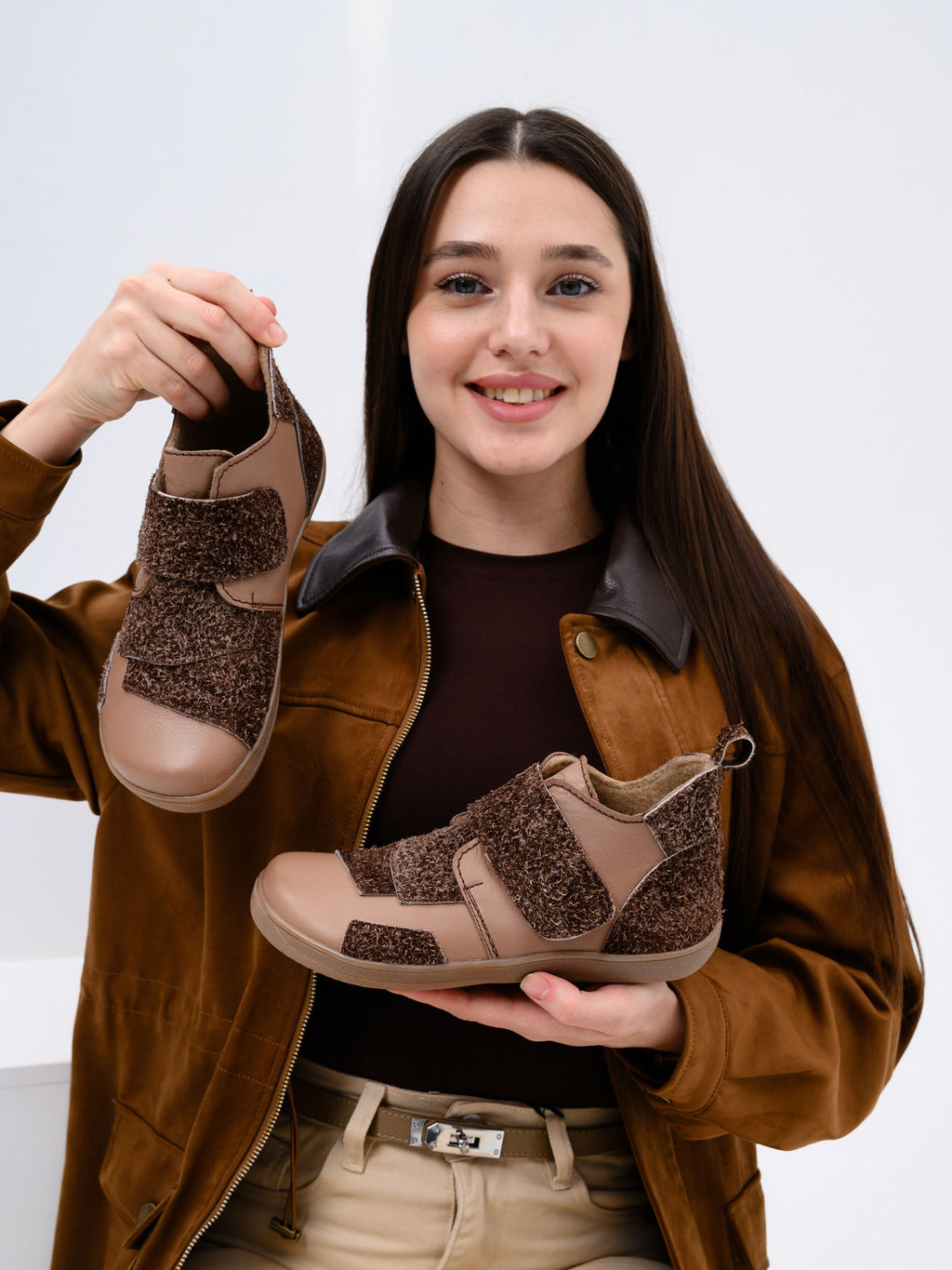 Ботинки женские демисезонные 206.NATAbr.Коричневый джангл+коричневый бабил/Шерсть