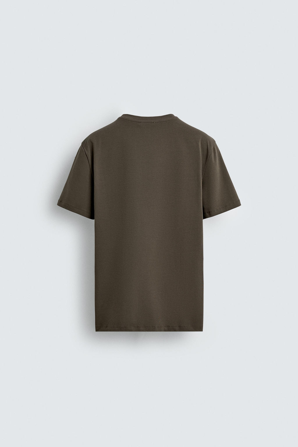 CAMISETA SLIM FIT B?SICA / Vis?n oscuro - Zara фото 7
