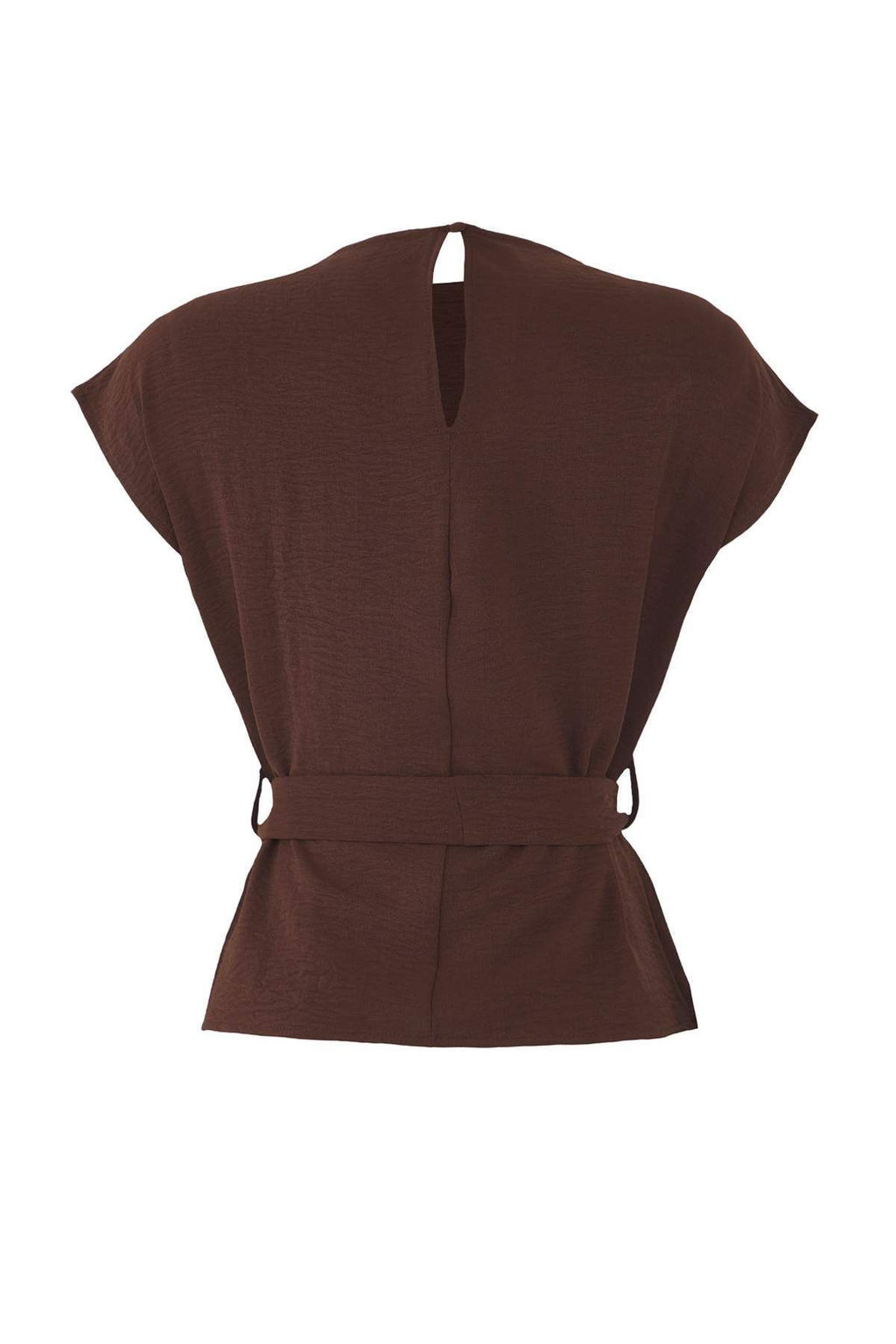 Kahverengi Kolsuz Kusakl? Dokuma Bluz TWOAW26BZ00057 - Trendyolmilla фото 14