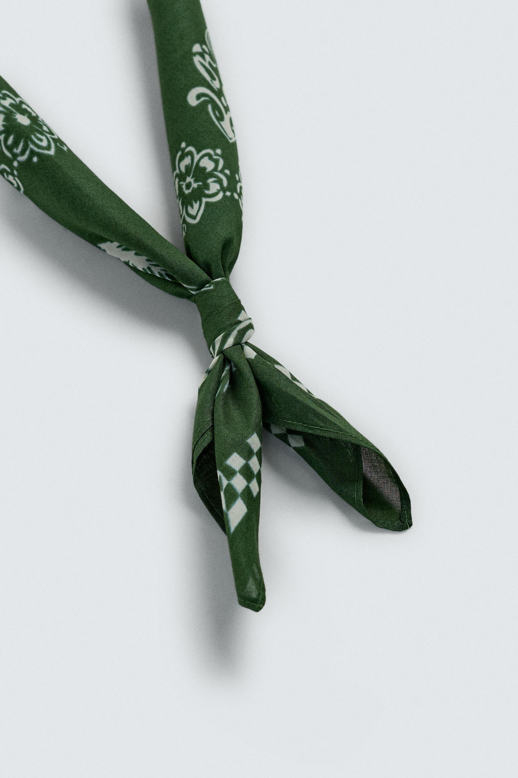 BANDANA ESTAMPADO GEOM?TRICO GR?FICO / Verde