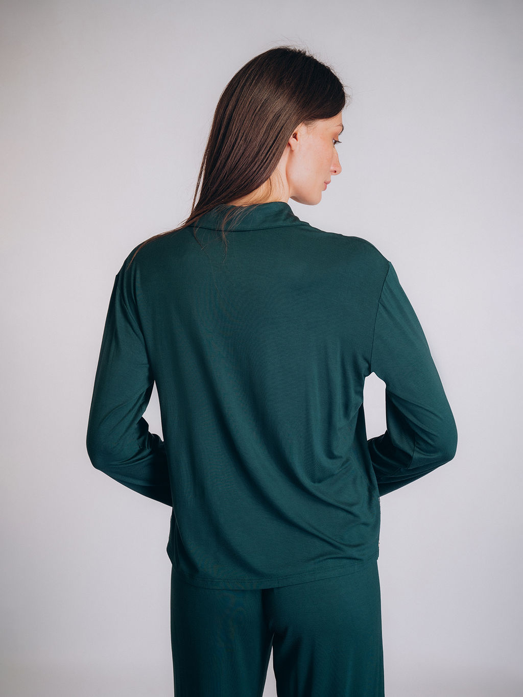 Женская пижама зеленая (Арт. 5116TCCA) - Indefini фото 3