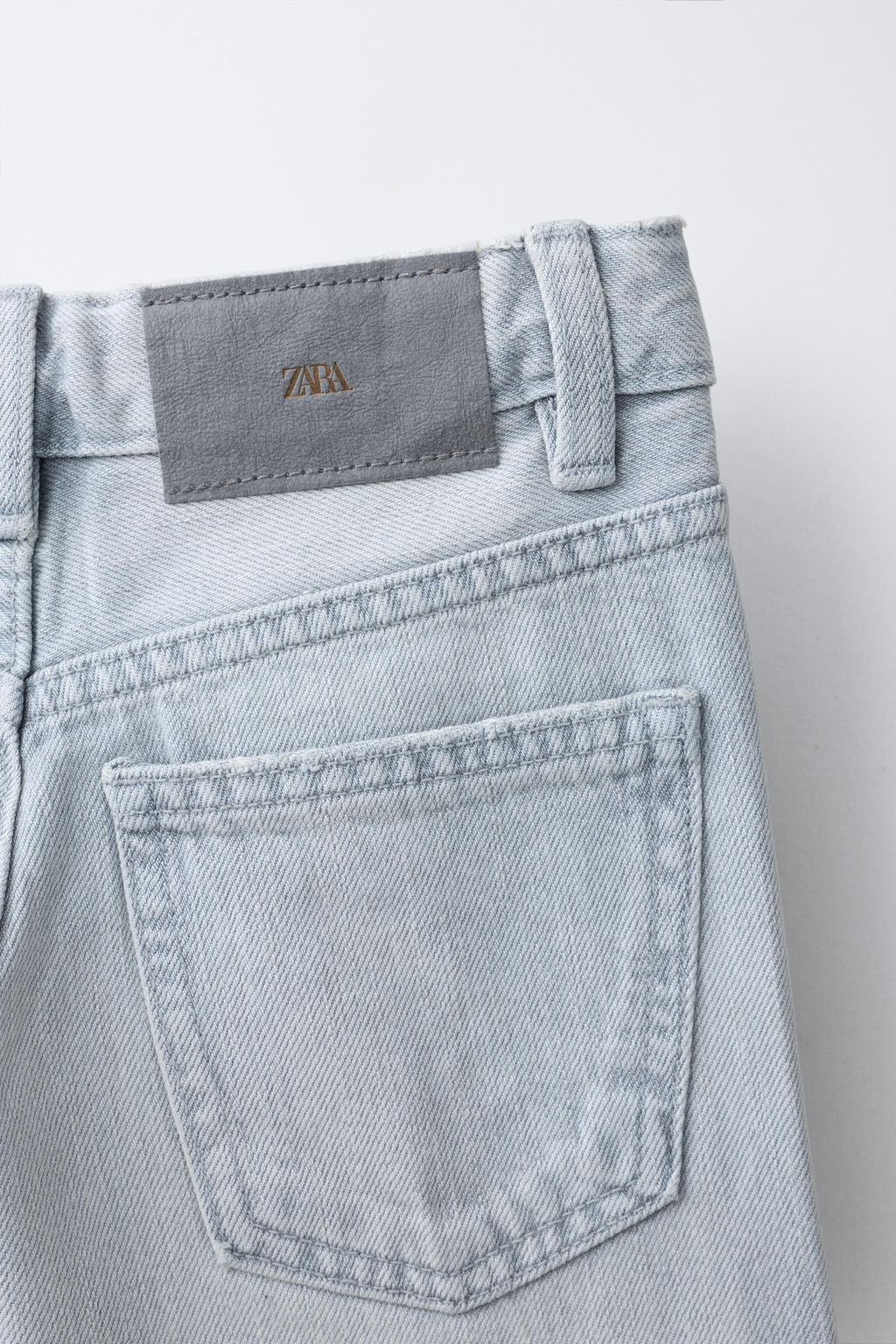 JEANS WIDE LEG TACHAS / Azul - Zara фото 4