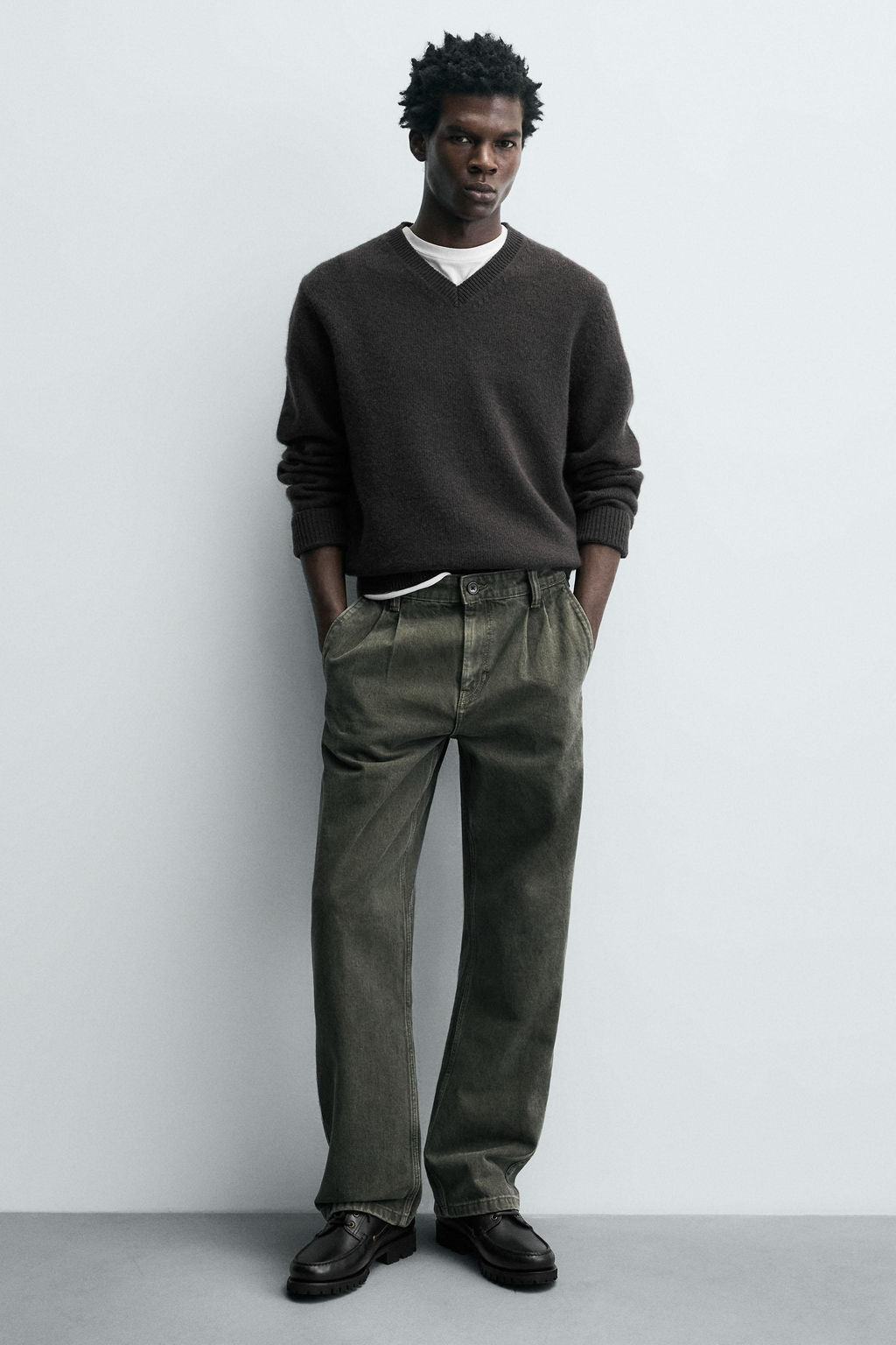 ZAPATO N?UTICO PIEL / Negro - Zara фото 2