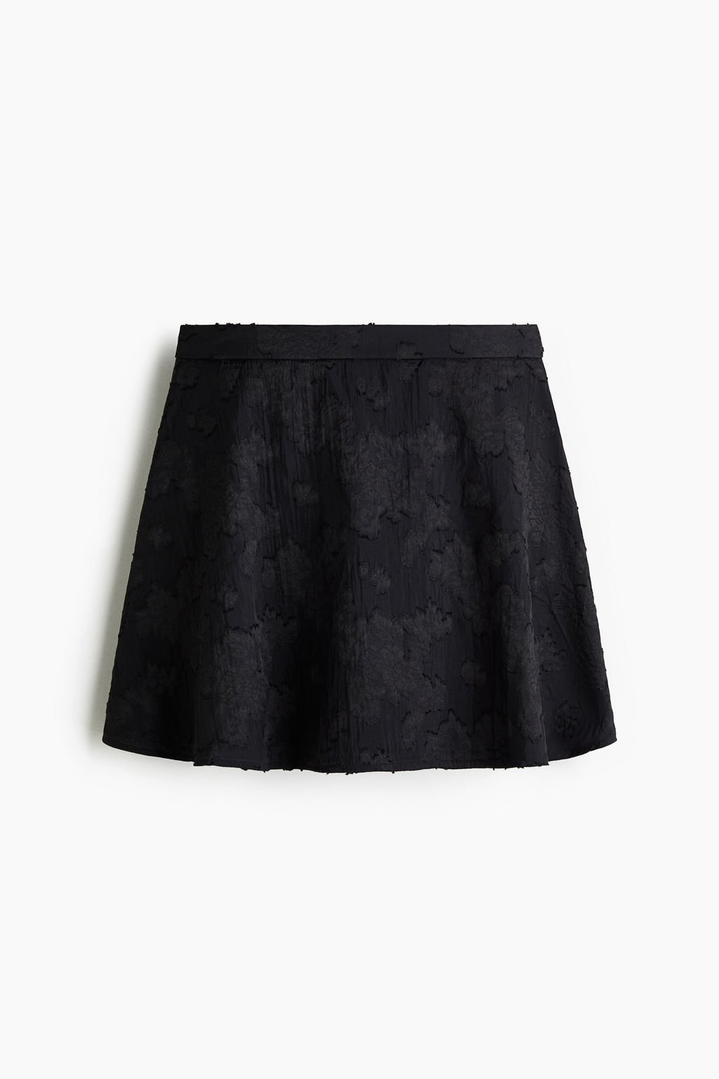 Minifalda en tejido jacquard