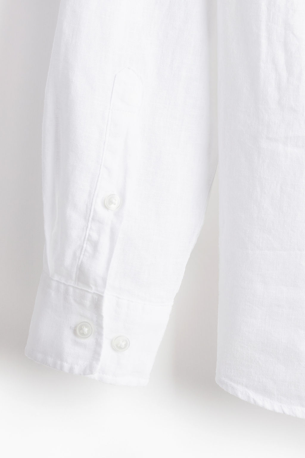 Camisa en mezcla de lino Relaxed Fit - H&m фото 2