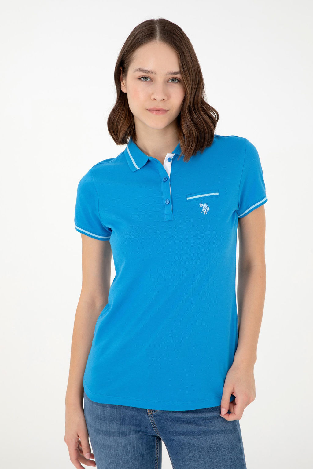 Женская футболка Saks Неожиданная скидка в корзине - U.s. polo assn фото 3