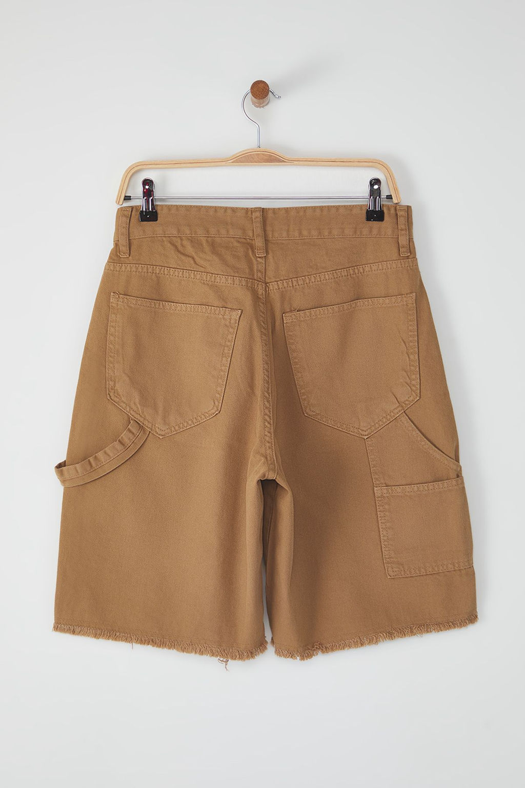 TRENDYOL MAN Camel Parca Dikisli Genis Kot Sort & Bermuda TMNSS25SR00038 - Trendyolmilla фото 7