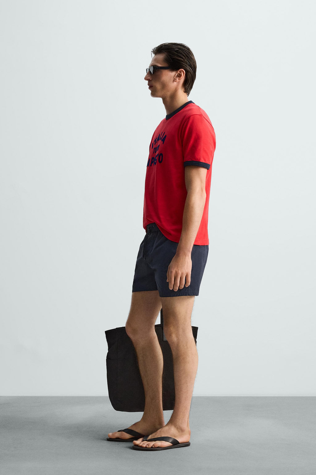 BASIC MID-LENGTH SWIMMING TRUNKS - Zara фото 4