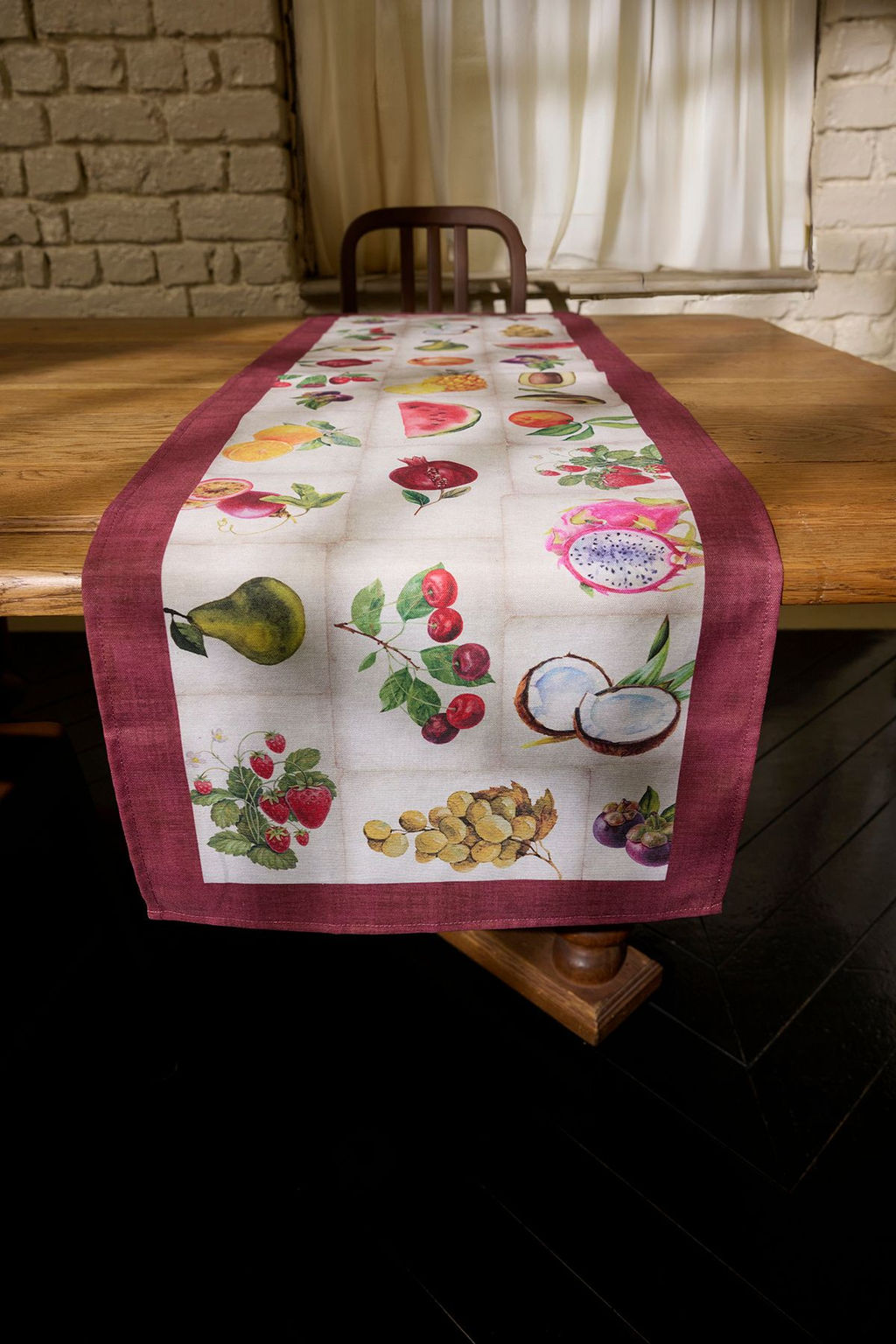 Trendyolmilla Home Meyve Desenli Runner 40x140cm TPHSS25RUN00011