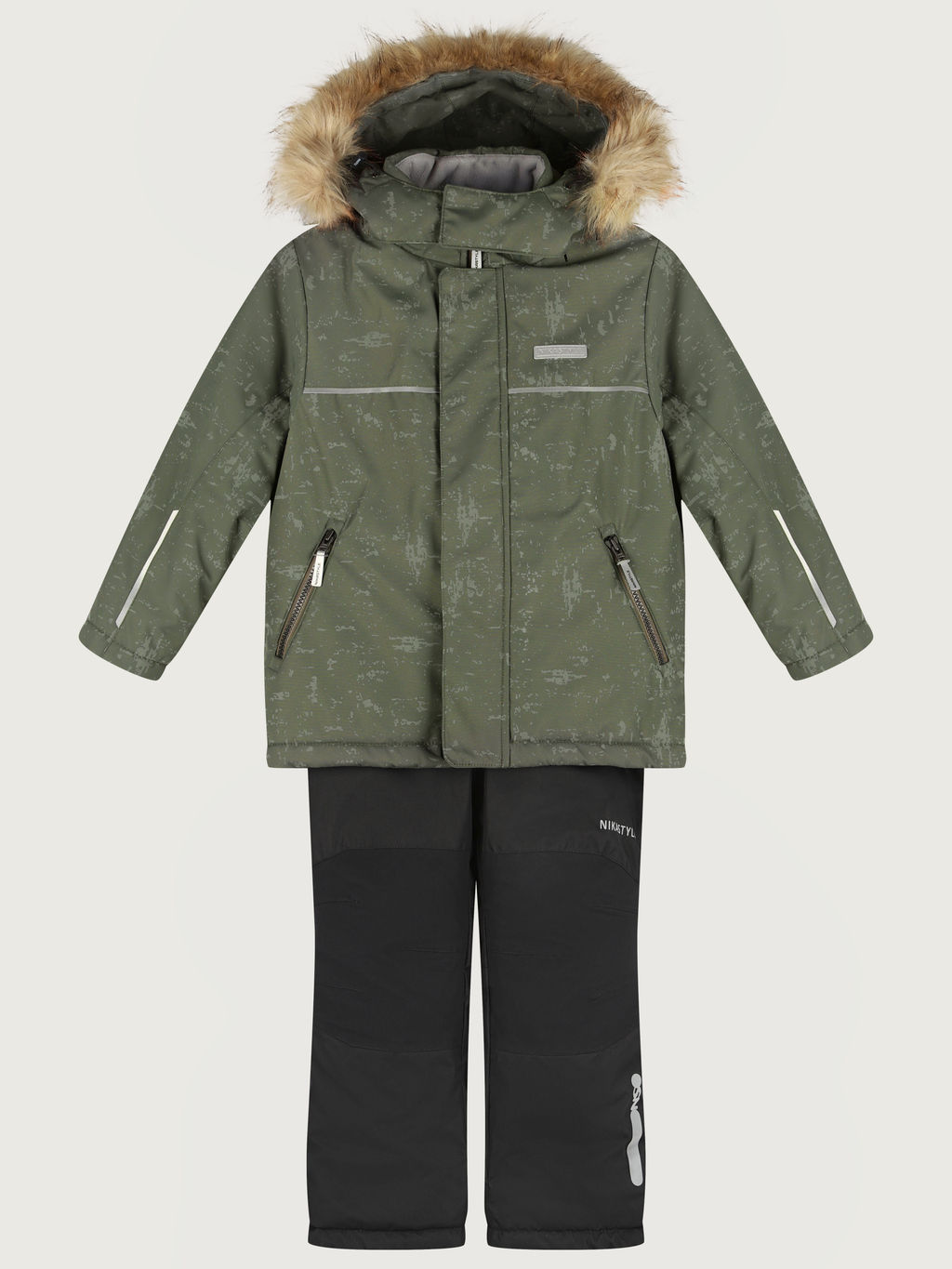 Костюм +7з5925 хаки/черный