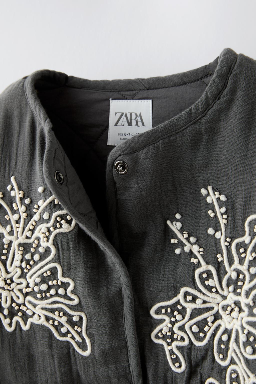 EMBROIDERED BOMBER JACKET - Zara фото 3