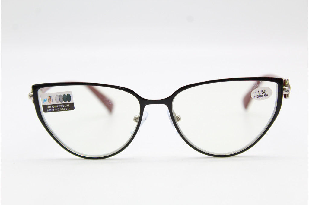 Готовые очки GLODIATR 2664 55-16-143 (фотохром+блюблокер)