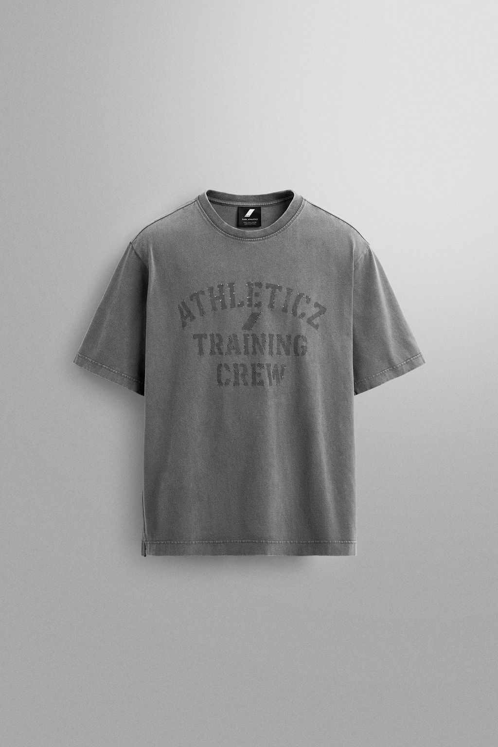 CAMISETA ALGOD?N TRAINING / Gris antracita - Zara фото 10