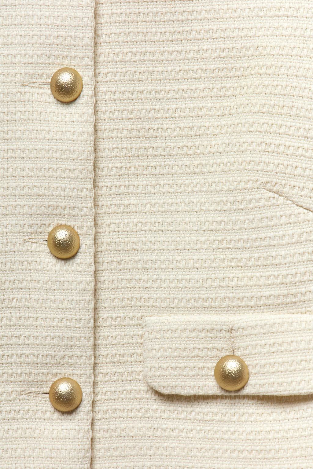 Жакет укороченный из твида льна - Mollis фото 2