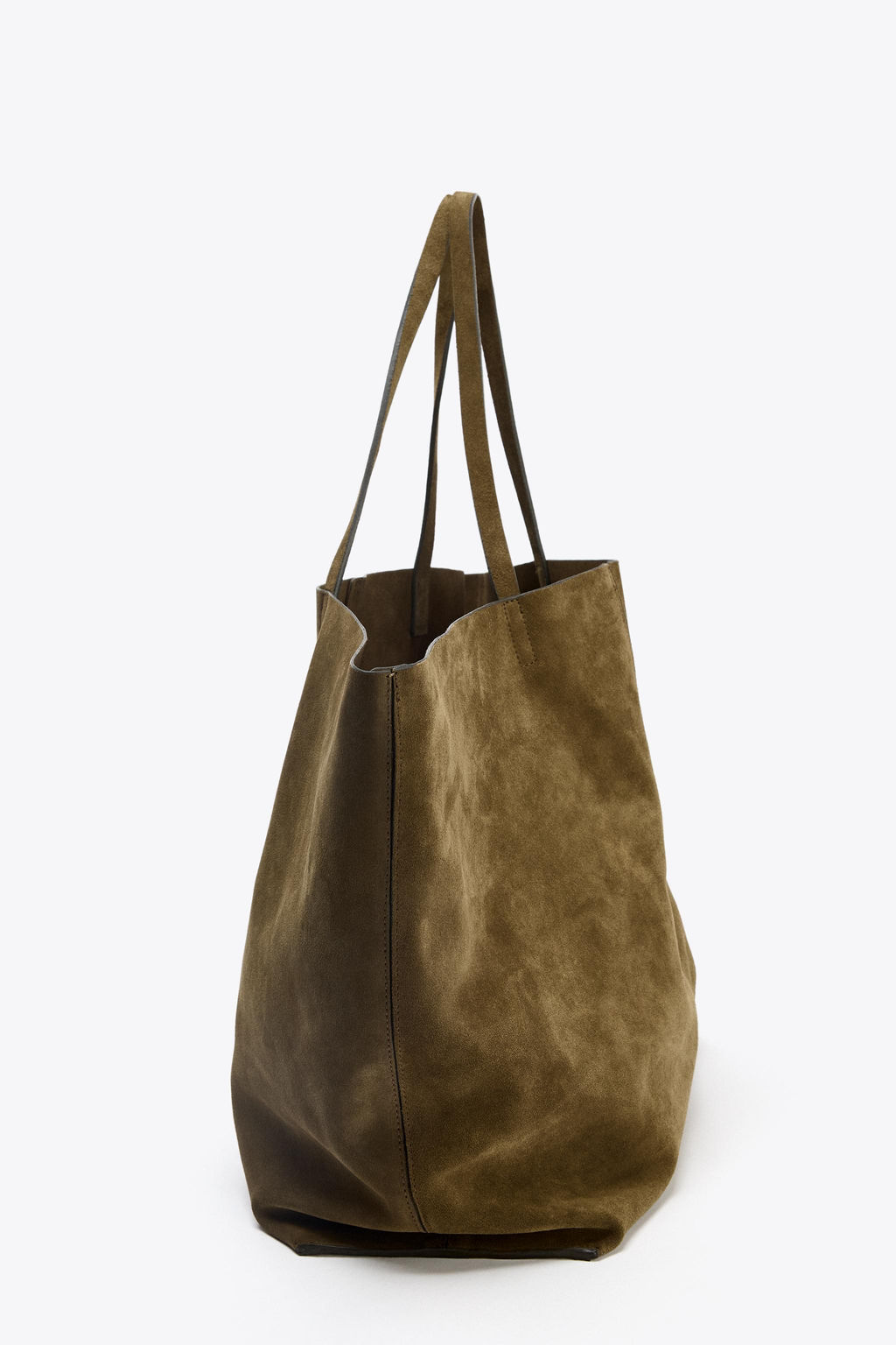 MAXI SUEDE TOTE BAG - Zara фото 5