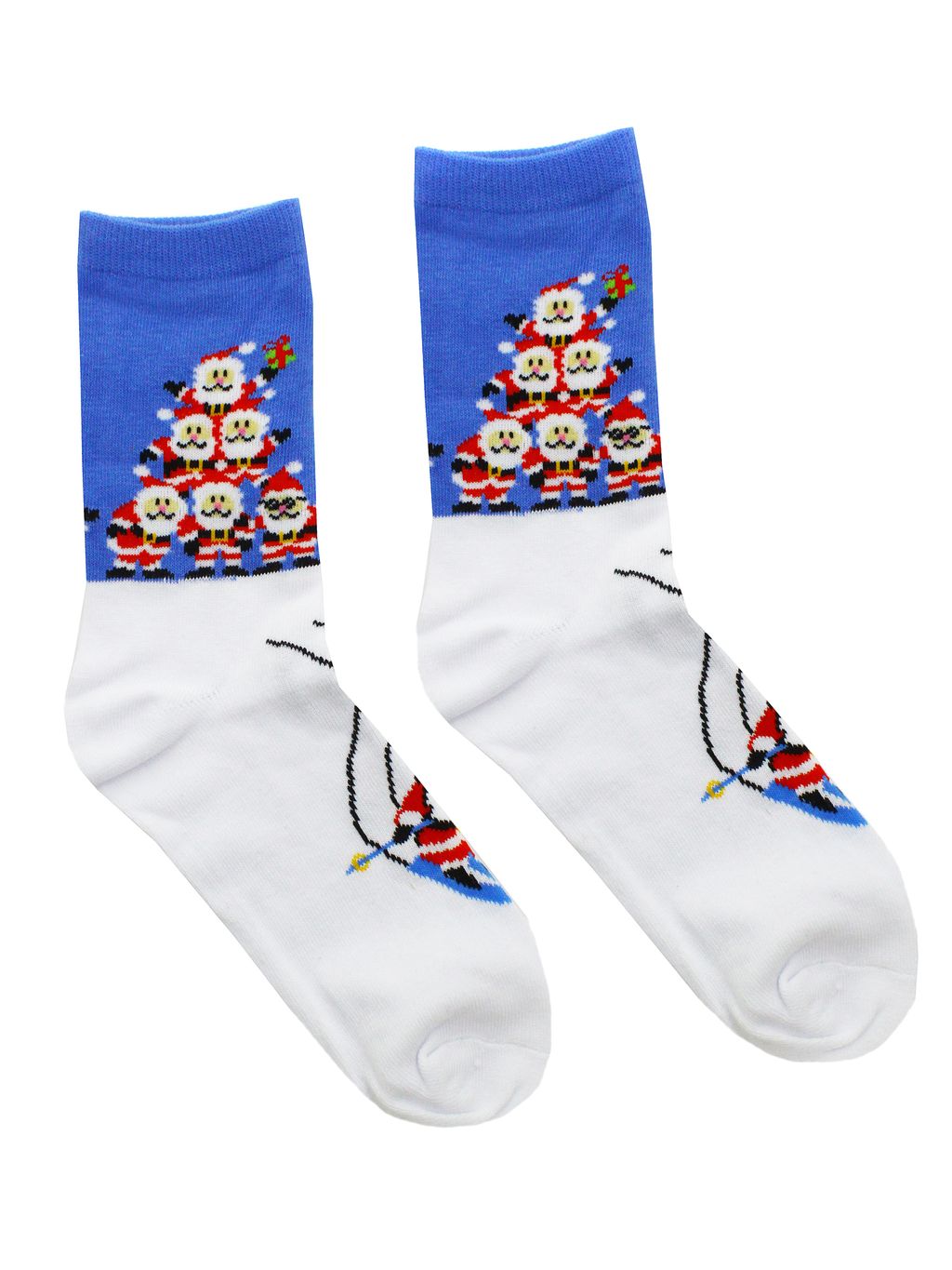 Носки НГ р.35-40 "Новогоднее настроение" Дедушки спортсмены