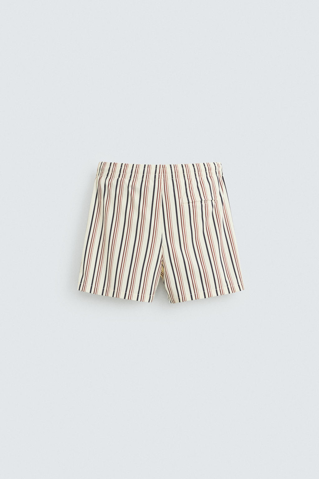 STRIPED MID-LENGTH SWIMMING TRUNKS - Zara фото 2
