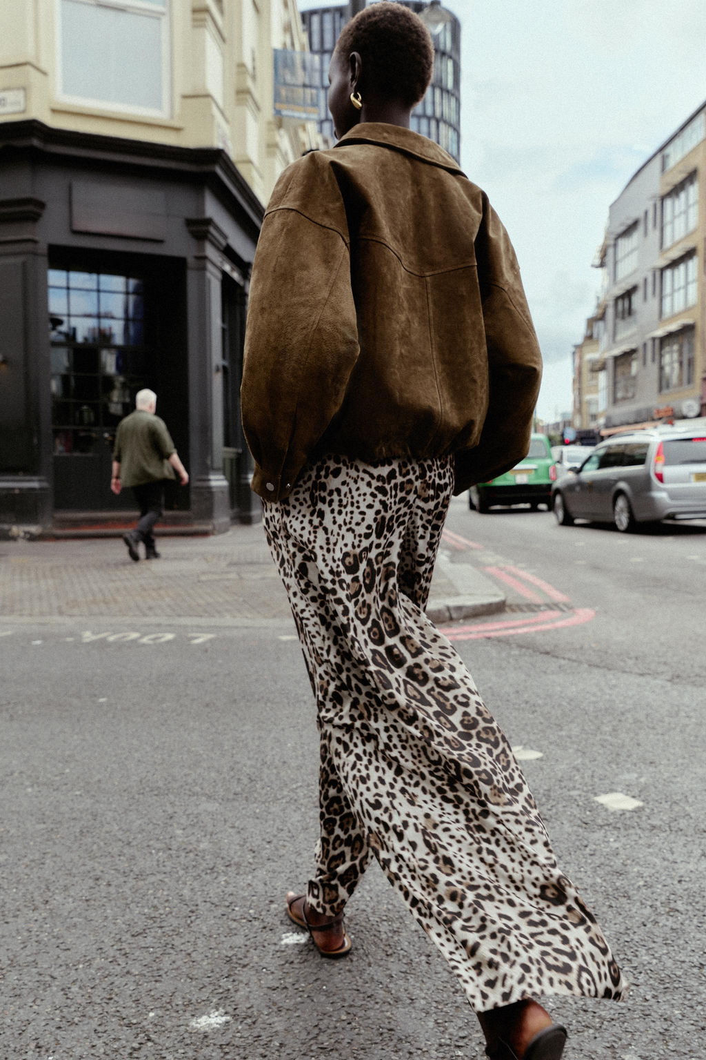 WIDE SATIN TROUSERS WITH BELT