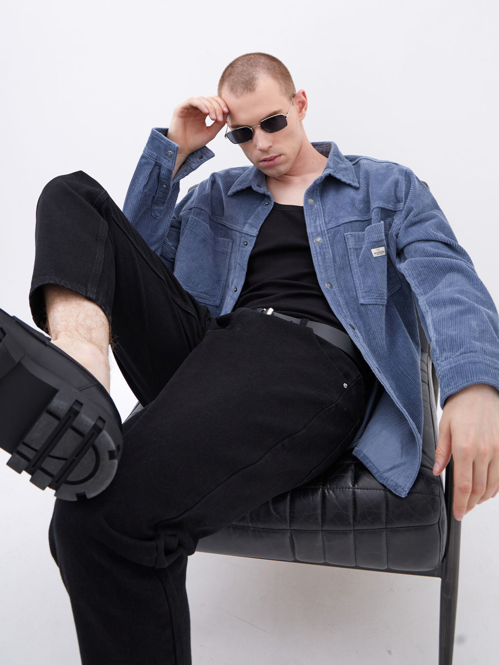 Мужские джинсы TAPER-SLIM - Mossmore фото 43