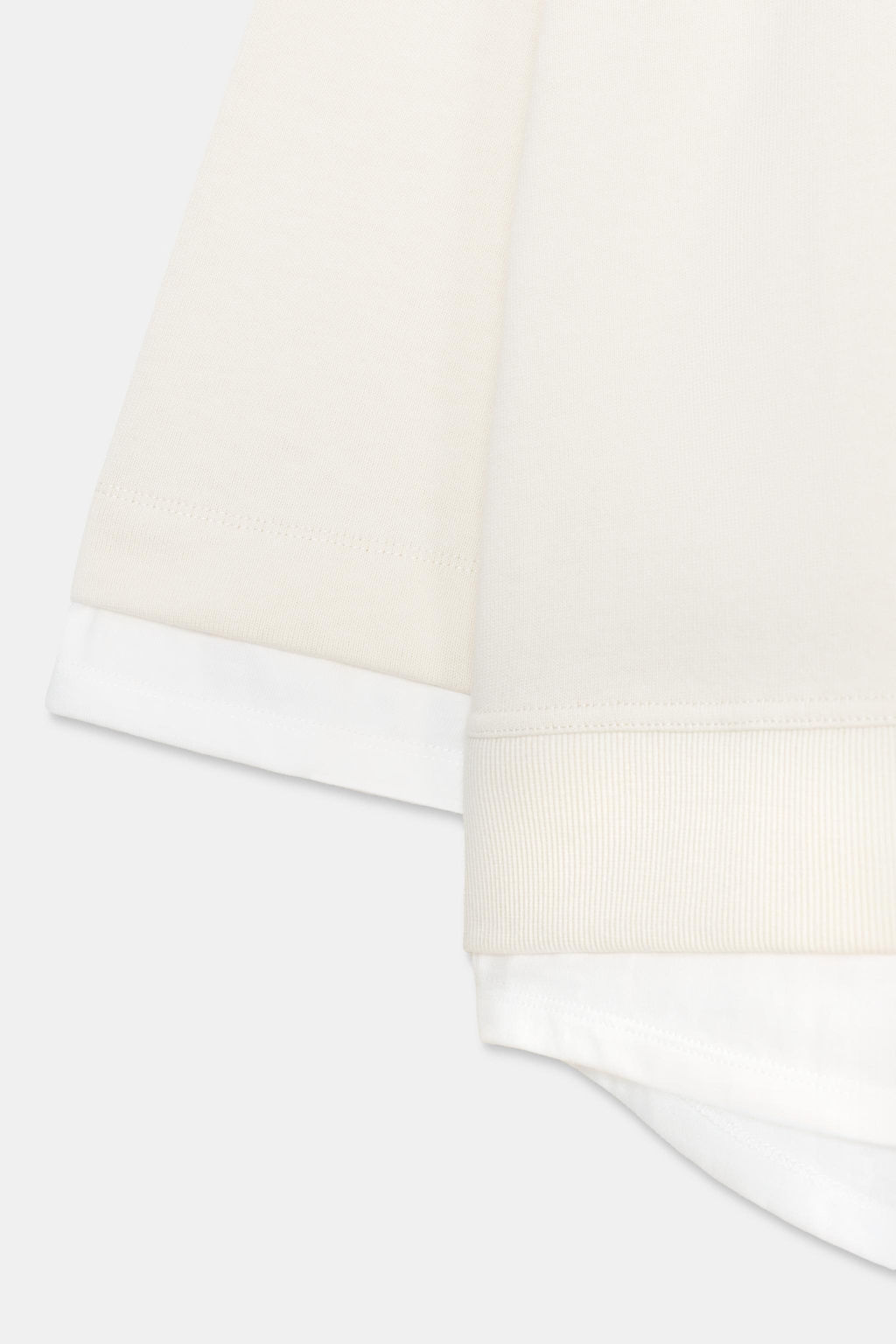 SUDADERA COMBINADA MANGA LARGA / Crudo - Zara фото 7