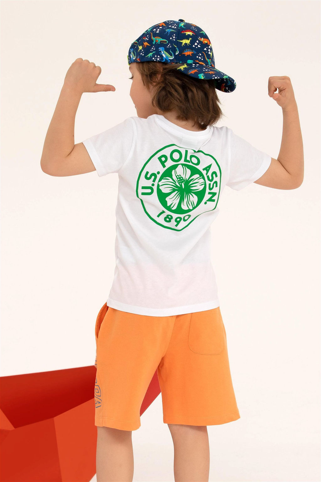 U. S. Polo Assn Детская белая футболка с круглым вырезом - U.s. polo assn фото 6