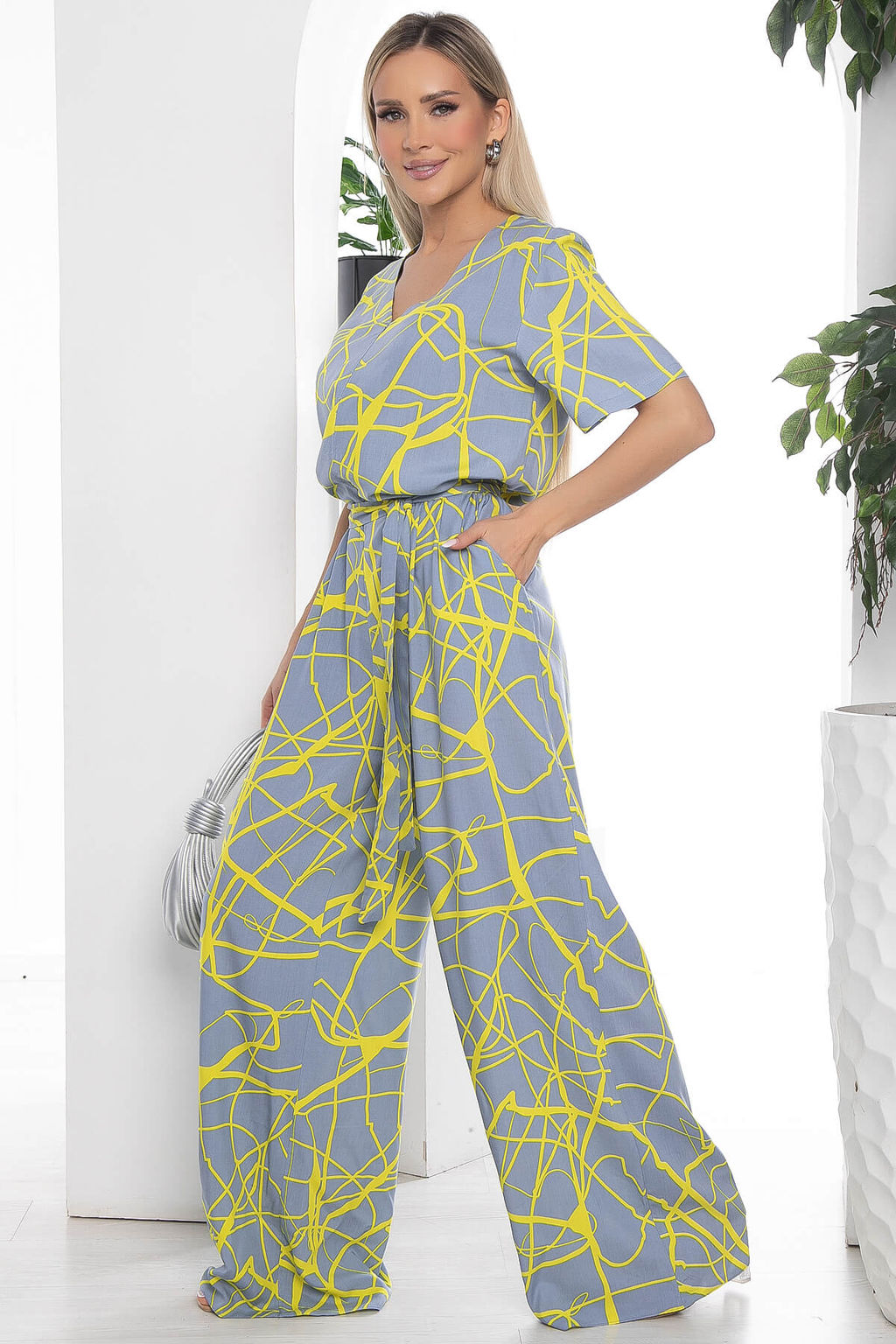 Комбинезон Леон (серый) К10329 - Lt collection фото 8