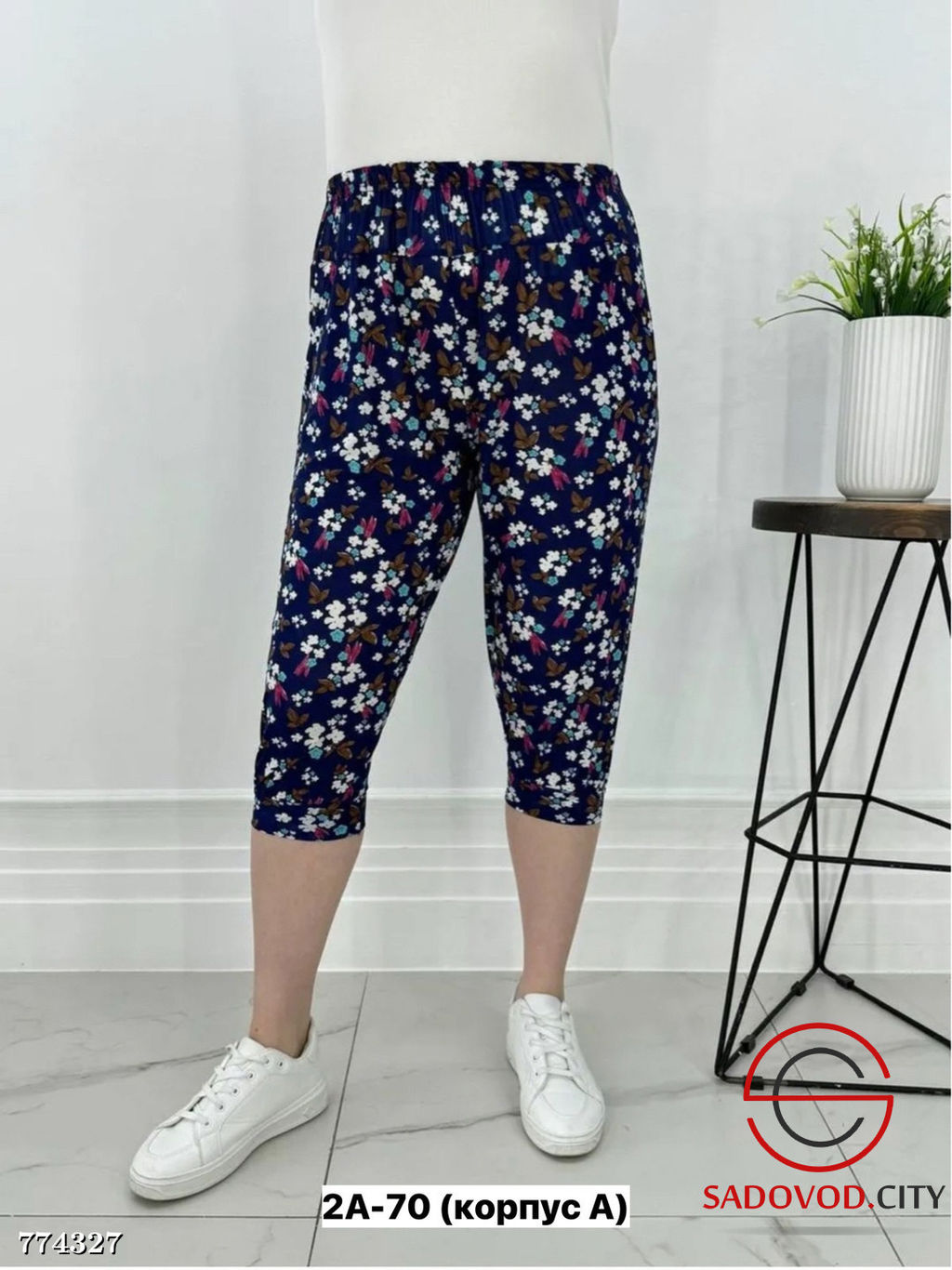 Женские бриджи в цветочек - Bruno фото 6