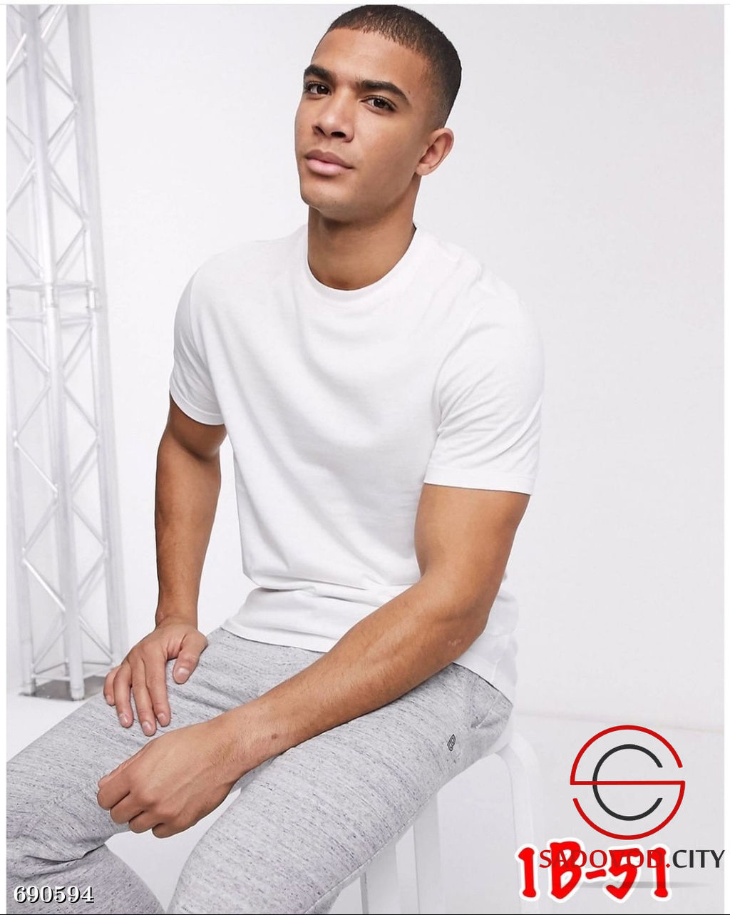 Мужская футболка однотонная - Bruno фото 7