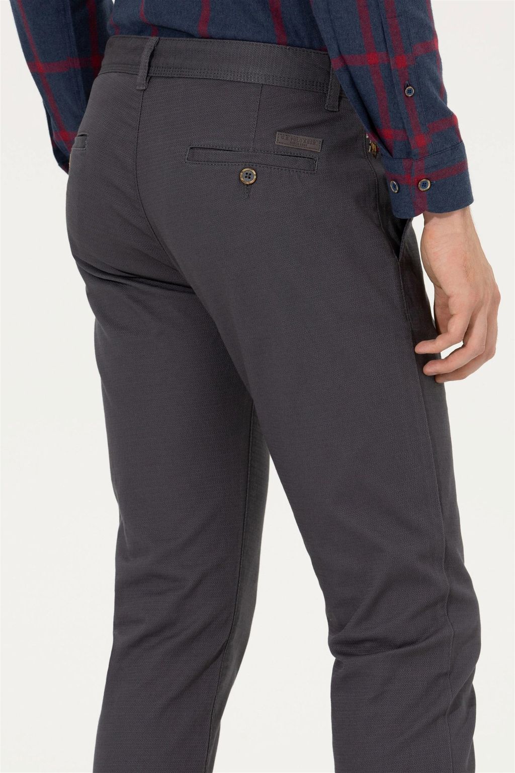 U. S. Polo Assn / Мужские антрацитовые брюки чинос - U.s. polo assn фото 7